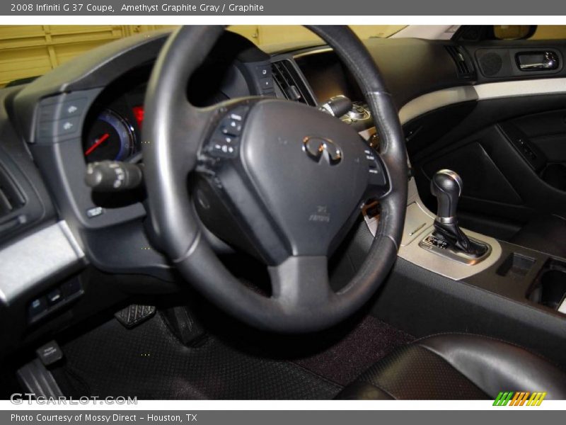 Amethyst Graphite Gray / Graphite 2008 Infiniti G 37 Coupe