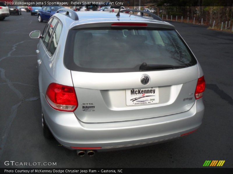 Reflex Silver Metallic / Art Grey 2009 Volkswagen Jetta S SportWagen
