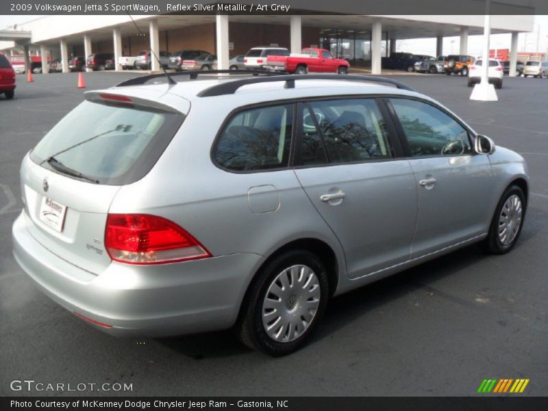 Reflex Silver Metallic / Art Grey 2009 Volkswagen Jetta S SportWagen