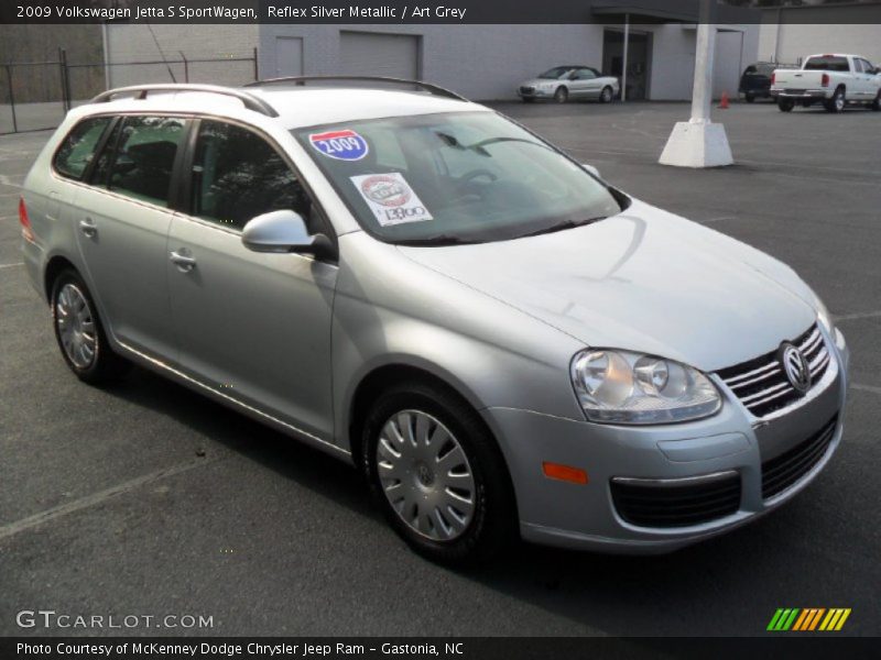 Reflex Silver Metallic / Art Grey 2009 Volkswagen Jetta S SportWagen