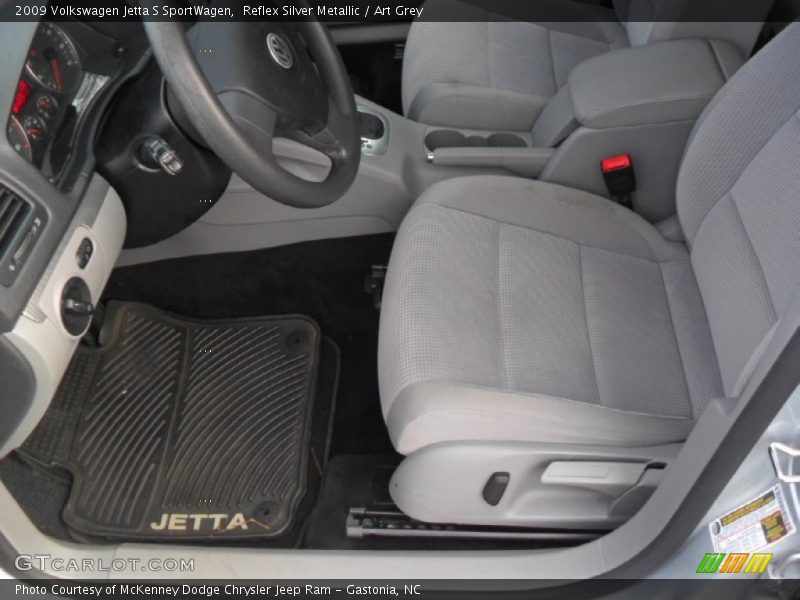 Reflex Silver Metallic / Art Grey 2009 Volkswagen Jetta S SportWagen