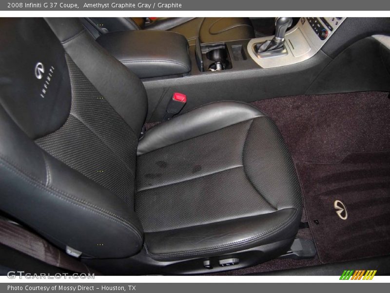 Amethyst Graphite Gray / Graphite 2008 Infiniti G 37 Coupe