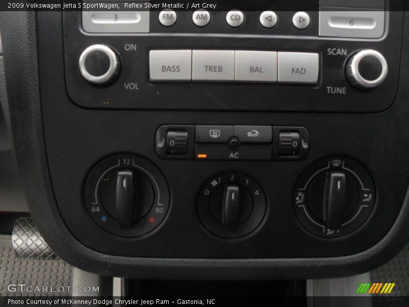 Reflex Silver Metallic / Art Grey 2009 Volkswagen Jetta S SportWagen