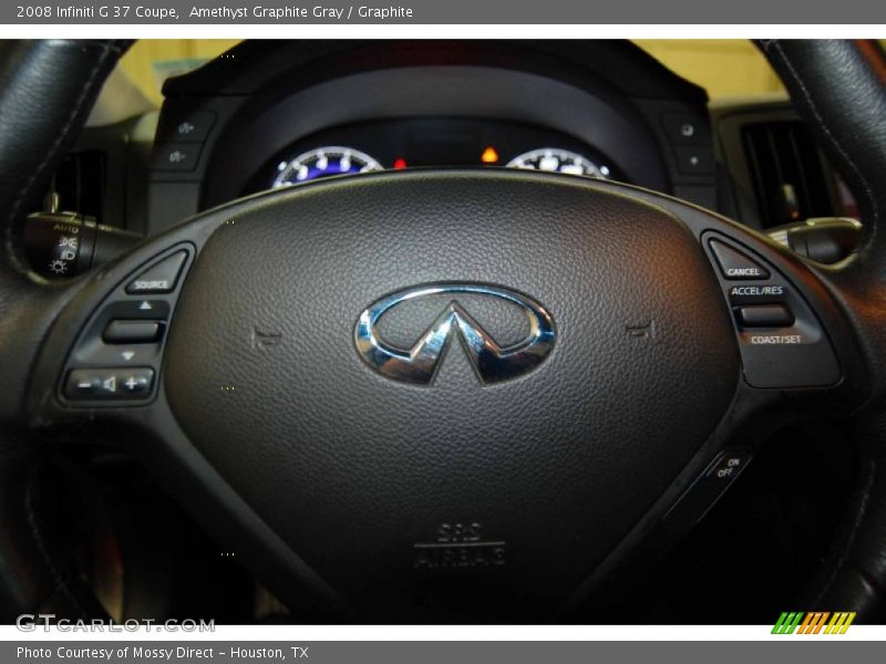 Amethyst Graphite Gray / Graphite 2008 Infiniti G 37 Coupe