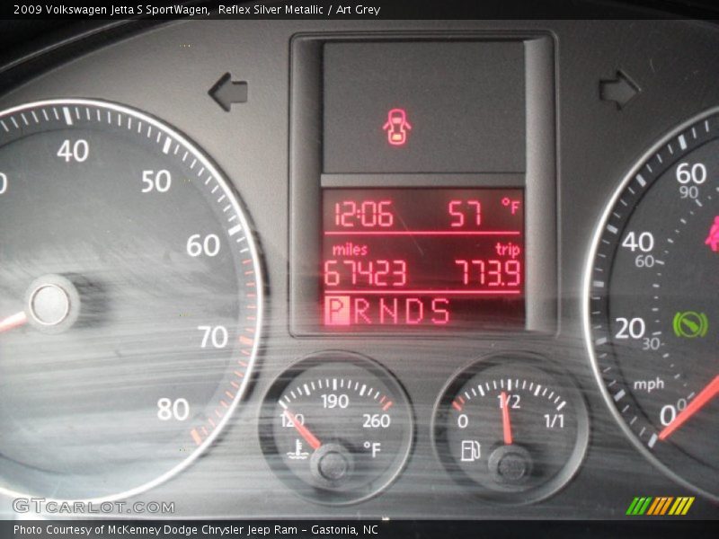 Reflex Silver Metallic / Art Grey 2009 Volkswagen Jetta S SportWagen