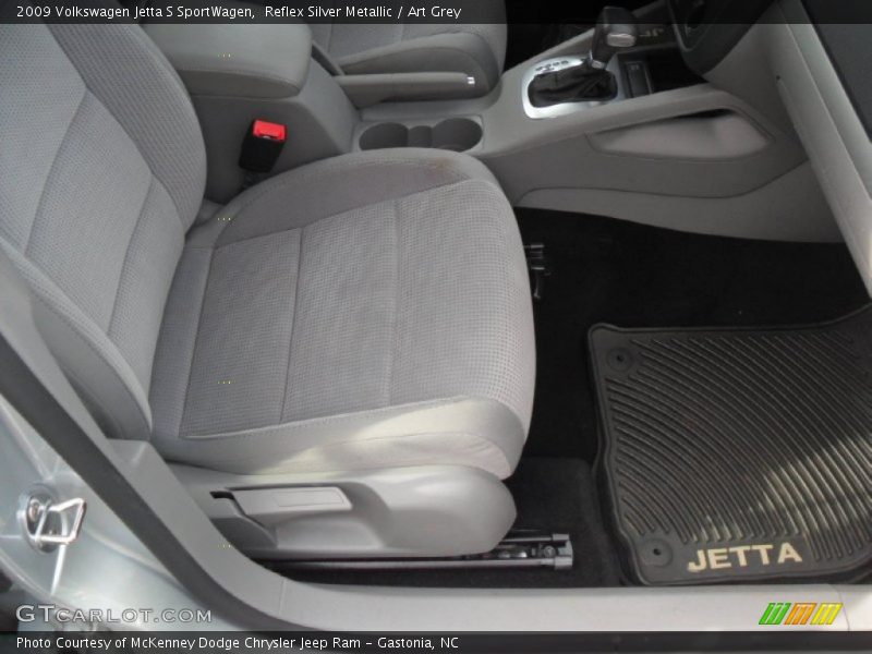 Reflex Silver Metallic / Art Grey 2009 Volkswagen Jetta S SportWagen