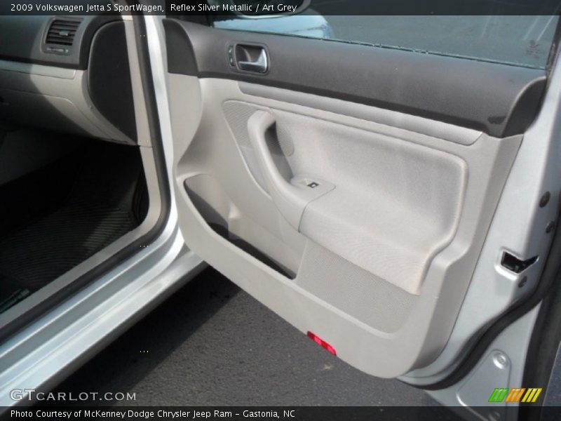 Reflex Silver Metallic / Art Grey 2009 Volkswagen Jetta S SportWagen