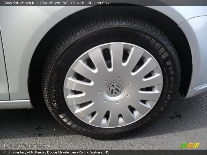 Reflex Silver Metallic / Art Grey 2009 Volkswagen Jetta S SportWagen