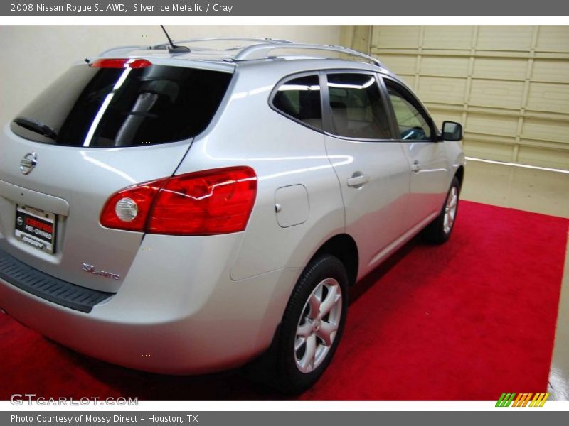 Silver Ice Metallic / Gray 2008 Nissan Rogue SL AWD