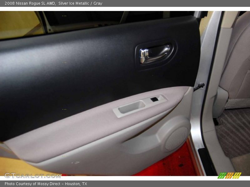 Silver Ice Metallic / Gray 2008 Nissan Rogue SL AWD