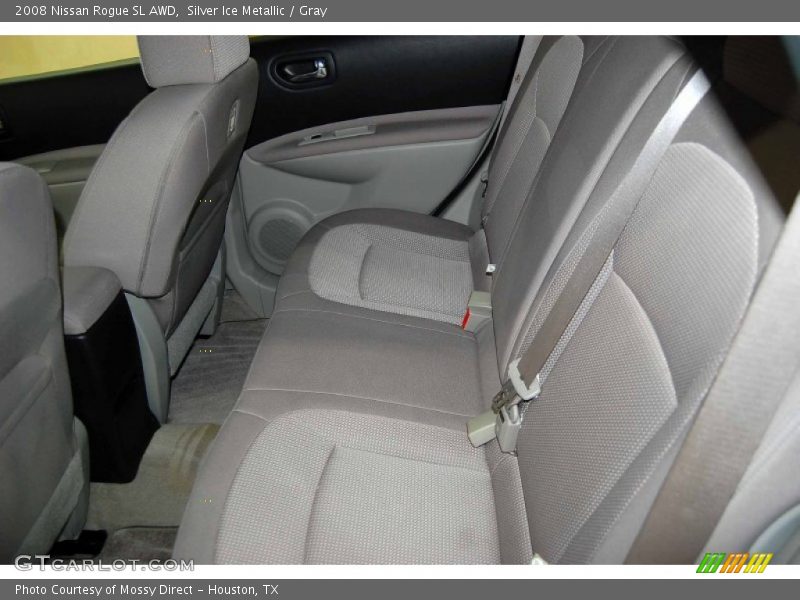 Silver Ice Metallic / Gray 2008 Nissan Rogue SL AWD