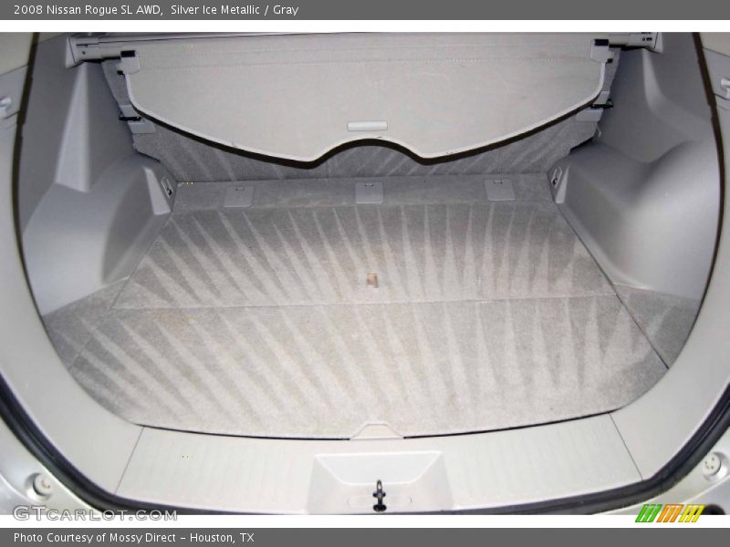 Silver Ice Metallic / Gray 2008 Nissan Rogue SL AWD