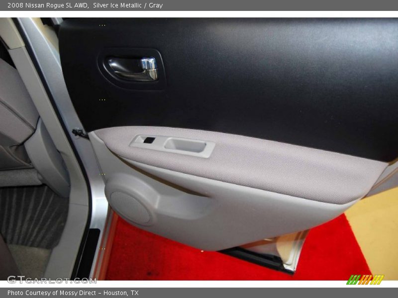 Silver Ice Metallic / Gray 2008 Nissan Rogue SL AWD