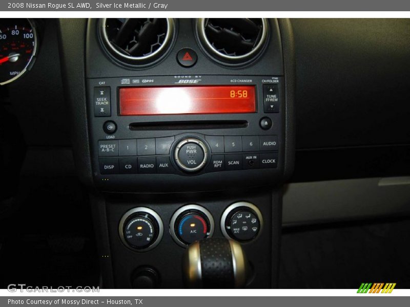 Silver Ice Metallic / Gray 2008 Nissan Rogue SL AWD