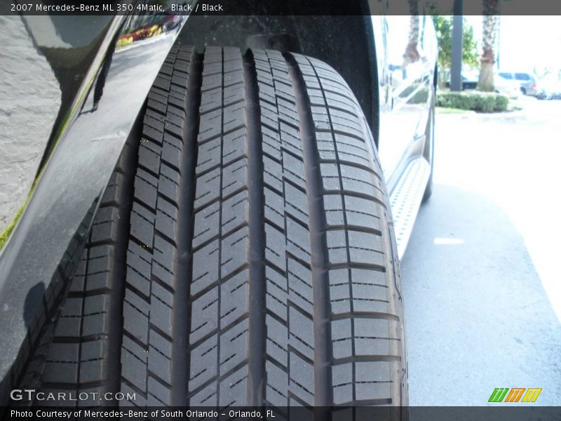 Black / Black 2007 Mercedes-Benz ML 350 4Matic