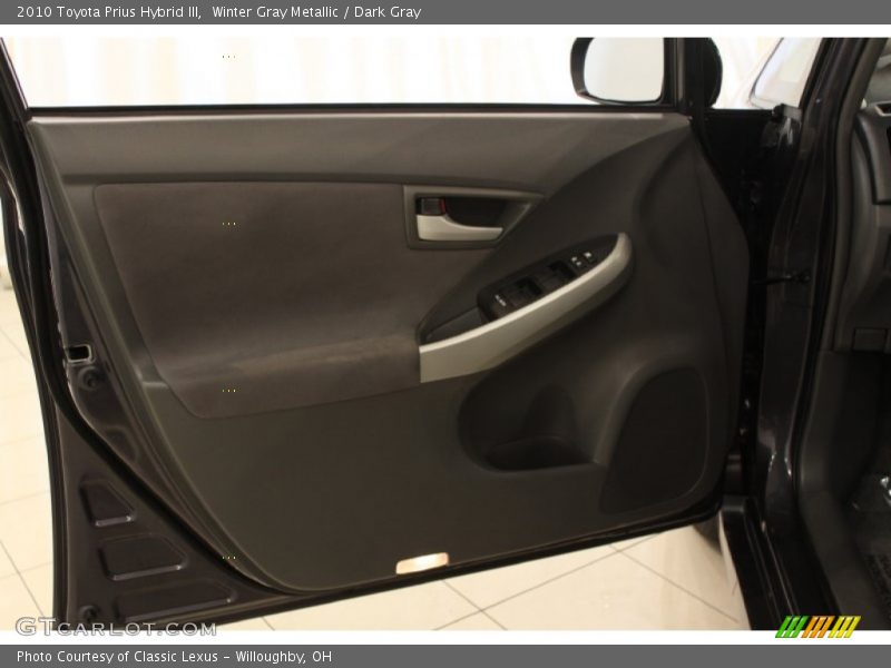 Winter Gray Metallic / Dark Gray 2010 Toyota Prius Hybrid III