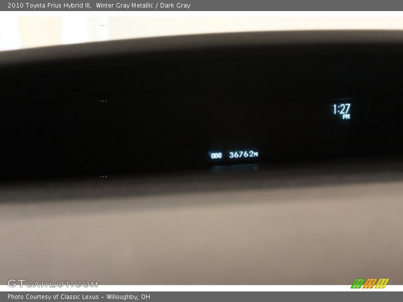 Winter Gray Metallic / Dark Gray 2010 Toyota Prius Hybrid III
