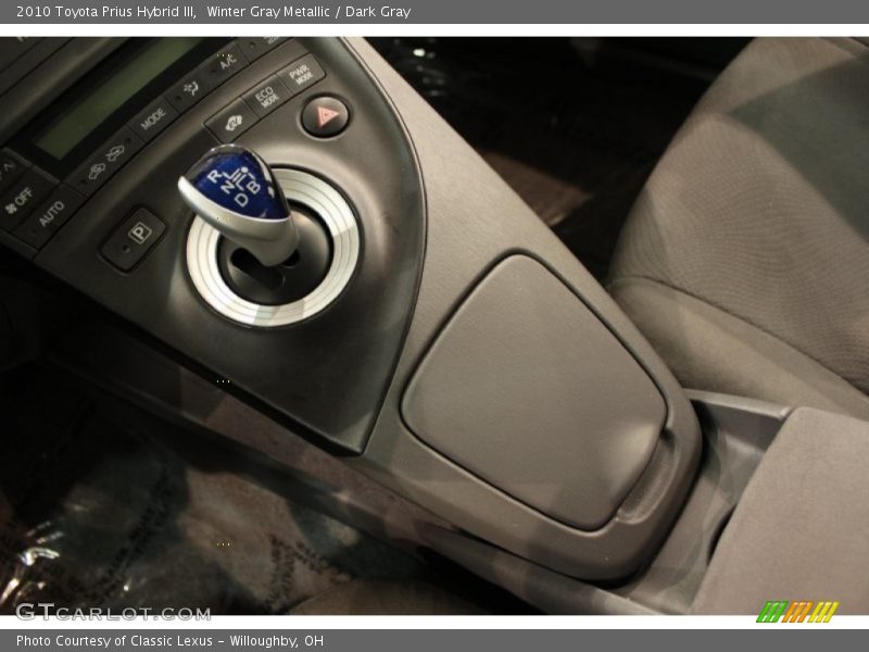Winter Gray Metallic / Dark Gray 2010 Toyota Prius Hybrid III