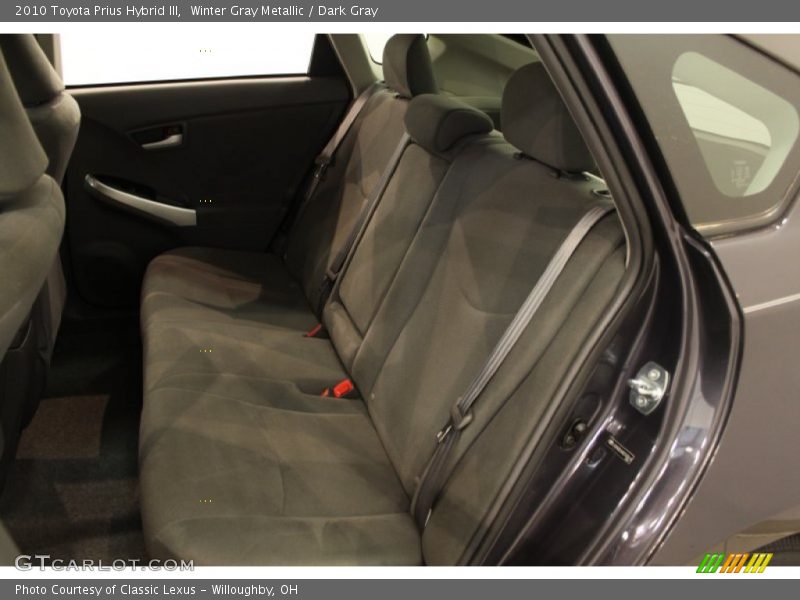 Winter Gray Metallic / Dark Gray 2010 Toyota Prius Hybrid III