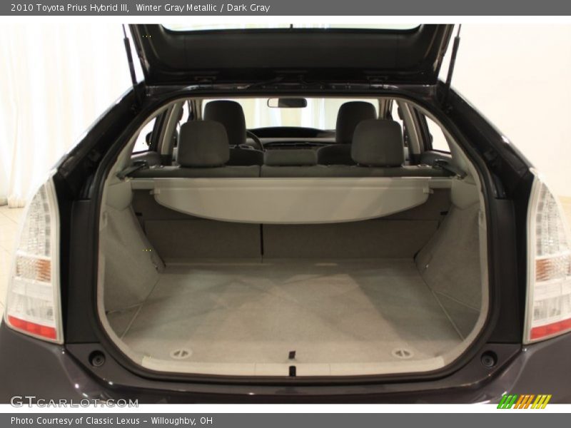 Winter Gray Metallic / Dark Gray 2010 Toyota Prius Hybrid III