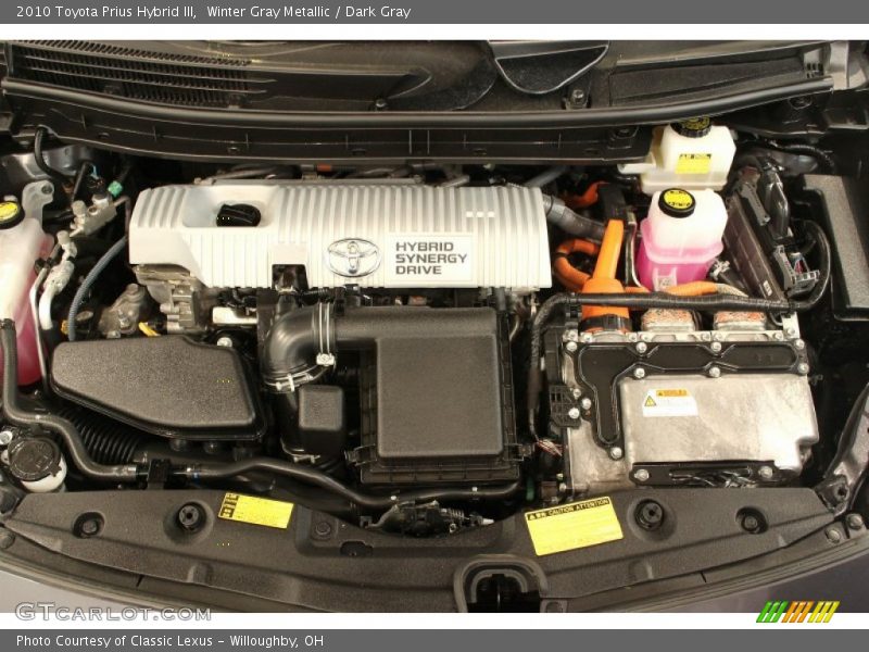 Winter Gray Metallic / Dark Gray 2010 Toyota Prius Hybrid III