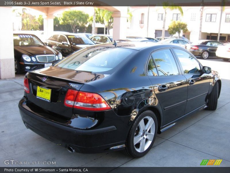 Black / Slate Gray 2006 Saab 9-3 Aero Sport Sedan