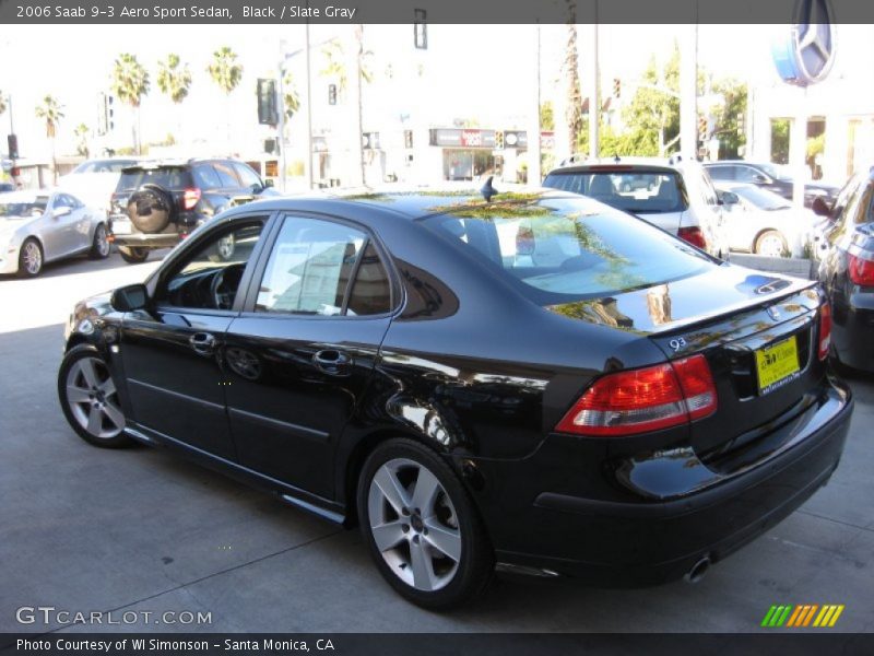 Black / Slate Gray 2006 Saab 9-3 Aero Sport Sedan