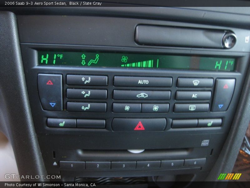 Controls of 2006 9-3 Aero Sport Sedan