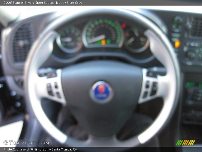 Black / Slate Gray 2006 Saab 9-3 Aero Sport Sedan