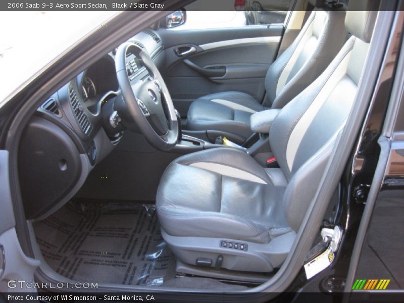  2006 9-3 Aero Sport Sedan Slate Gray Interior