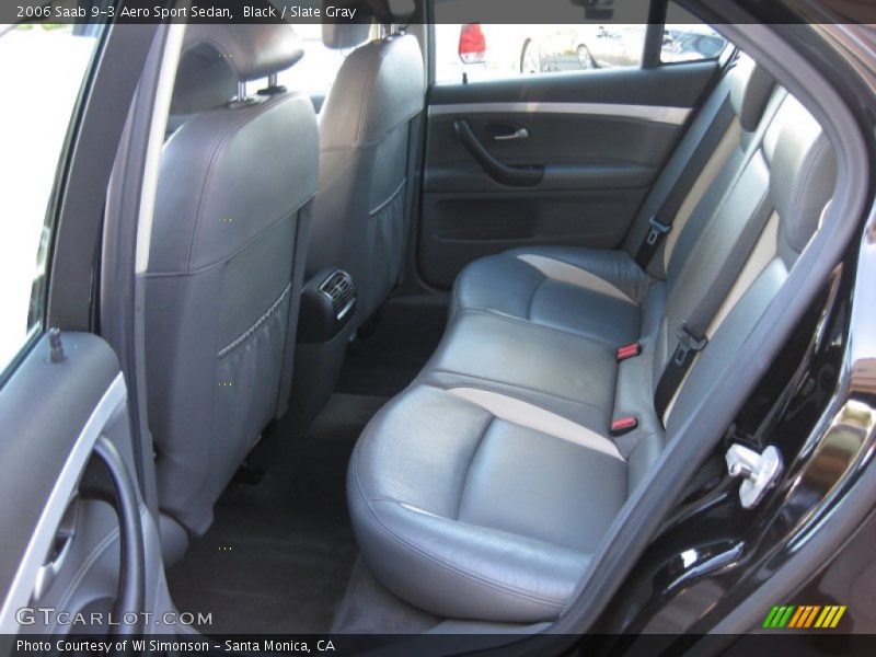  2006 9-3 Aero Sport Sedan Slate Gray Interior