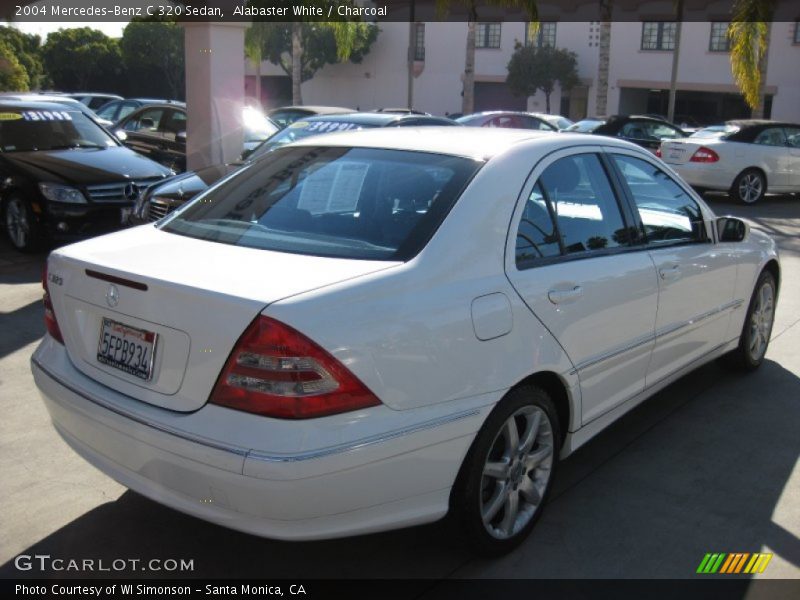 Alabaster White / Charcoal 2004 Mercedes-Benz C 320 Sedan