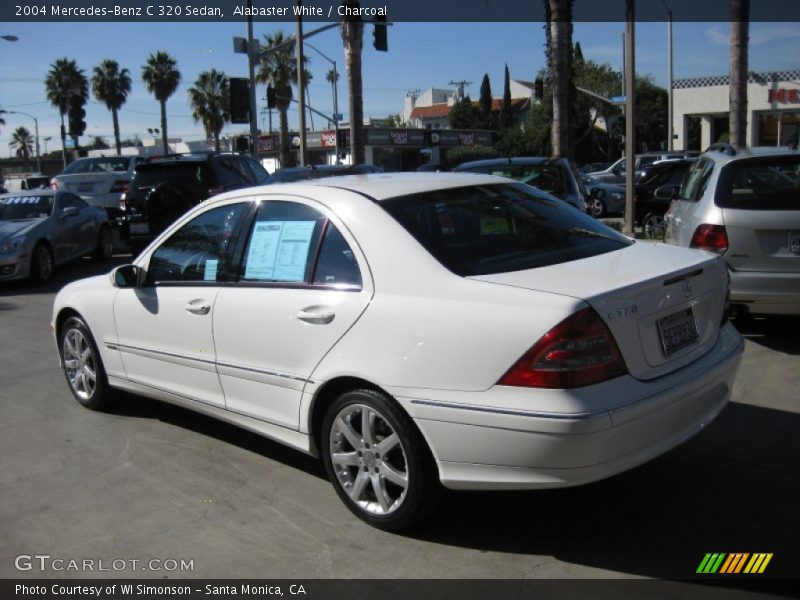 Alabaster White / Charcoal 2004 Mercedes-Benz C 320 Sedan