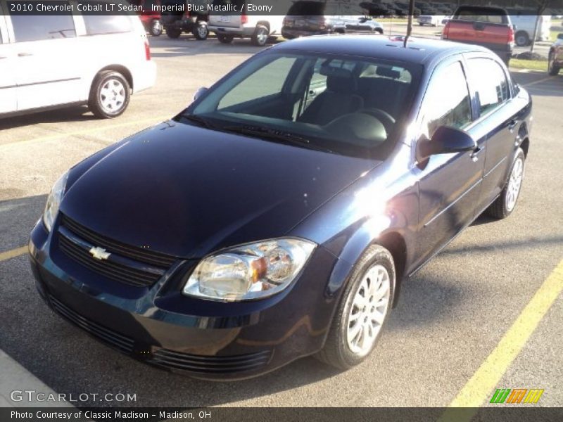 Imperial Blue Metallic / Ebony 2010 Chevrolet Cobalt LT Sedan
