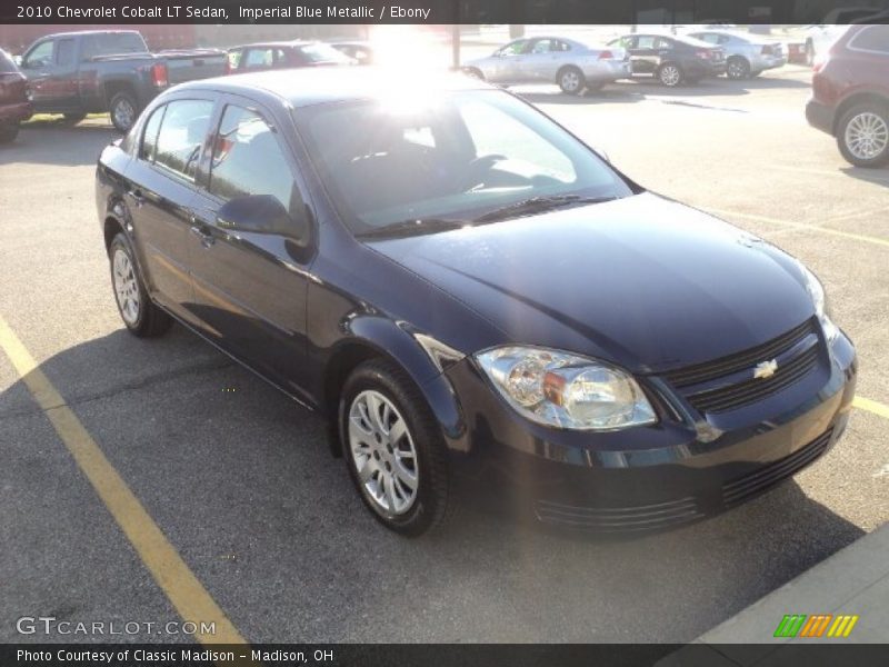 Imperial Blue Metallic / Ebony 2010 Chevrolet Cobalt LT Sedan