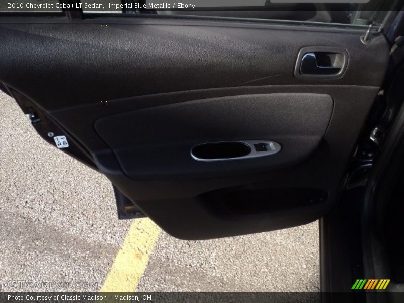 Imperial Blue Metallic / Ebony 2010 Chevrolet Cobalt LT Sedan