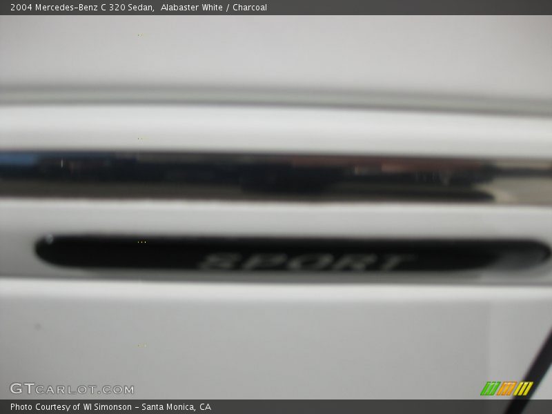 Alabaster White / Charcoal 2004 Mercedes-Benz C 320 Sedan