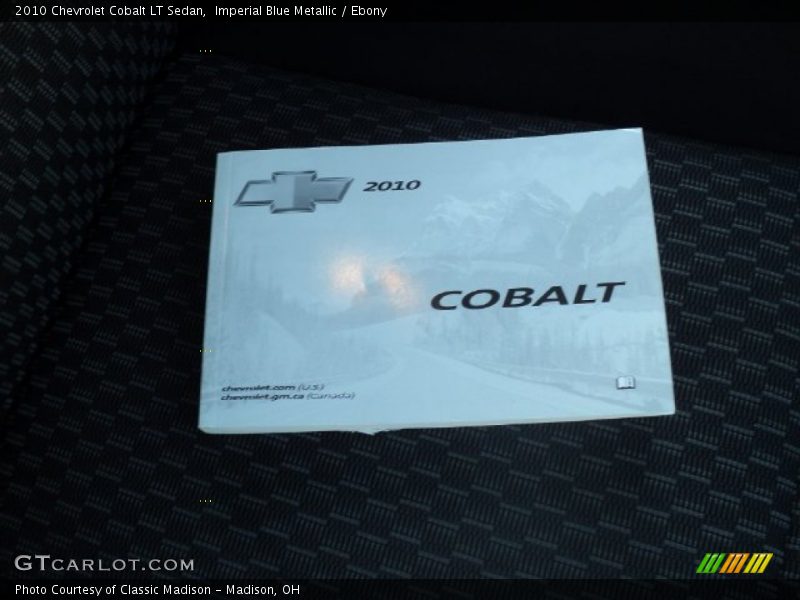 Imperial Blue Metallic / Ebony 2010 Chevrolet Cobalt LT Sedan