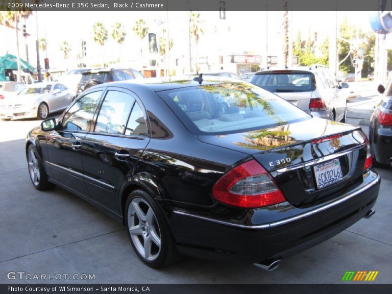 Black / Cashmere 2009 Mercedes-Benz E 350 Sedan