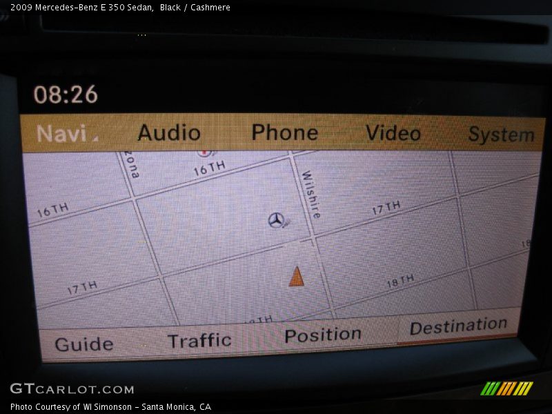 Black / Cashmere 2009 Mercedes-Benz E 350 Sedan