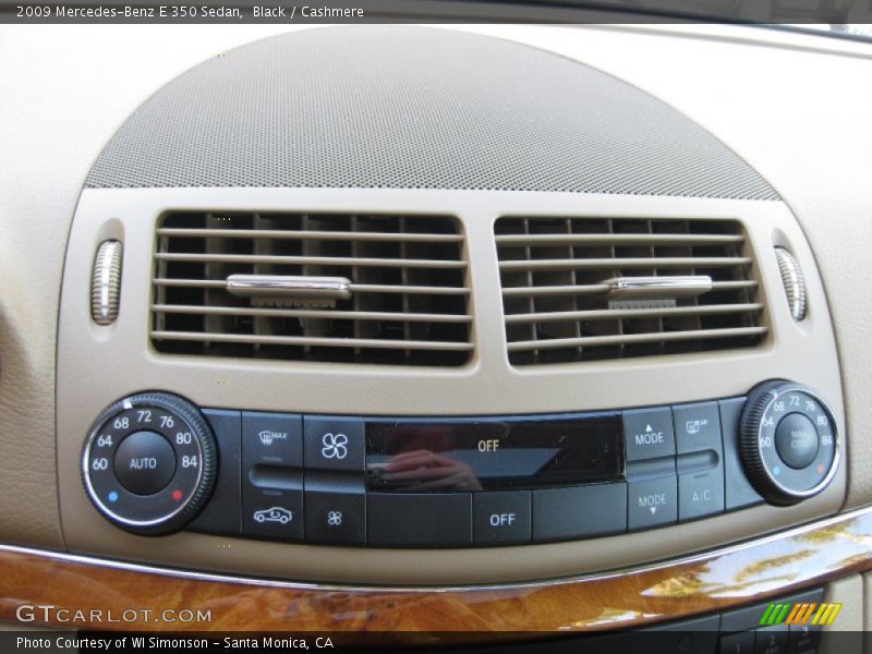 Black / Cashmere 2009 Mercedes-Benz E 350 Sedan