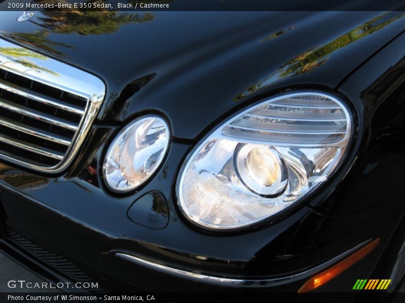 Black / Cashmere 2009 Mercedes-Benz E 350 Sedan