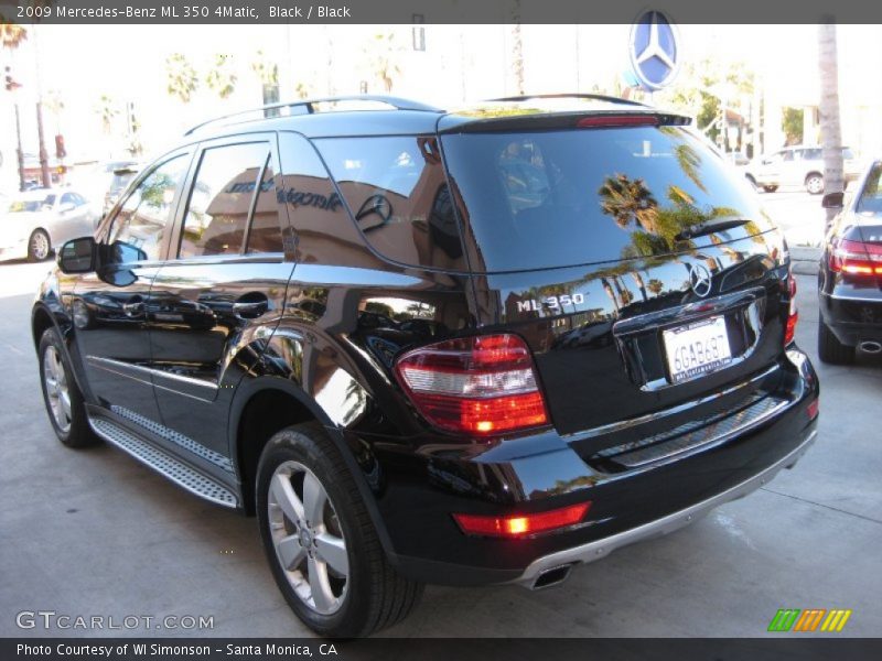 Black / Black 2009 Mercedes-Benz ML 350 4Matic