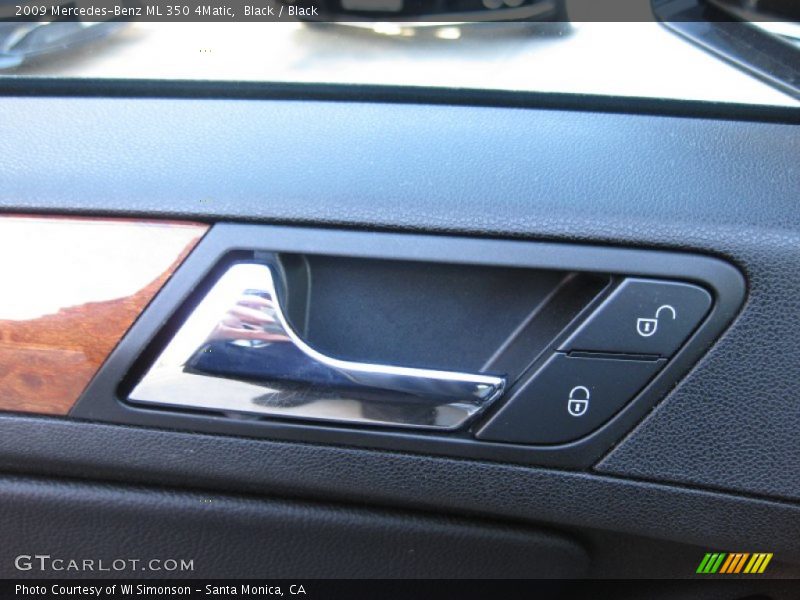 Black / Black 2009 Mercedes-Benz ML 350 4Matic