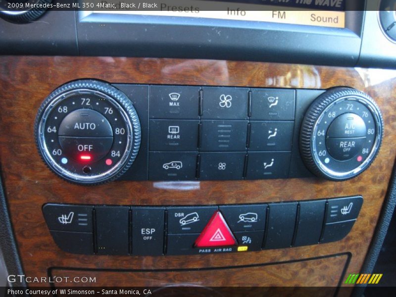 Black / Black 2009 Mercedes-Benz ML 350 4Matic
