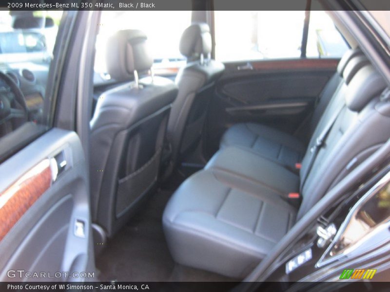 Black / Black 2009 Mercedes-Benz ML 350 4Matic
