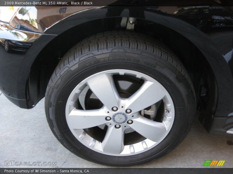 Black / Black 2009 Mercedes-Benz ML 350 4Matic
