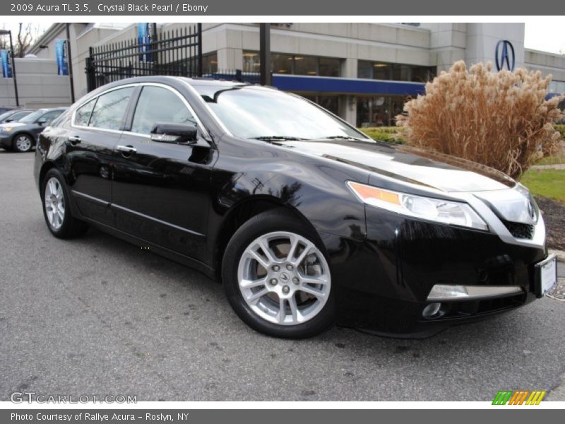 Crystal Black Pearl / Ebony 2009 Acura TL 3.5