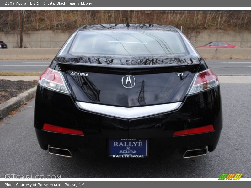 Crystal Black Pearl / Ebony 2009 Acura TL 3.5