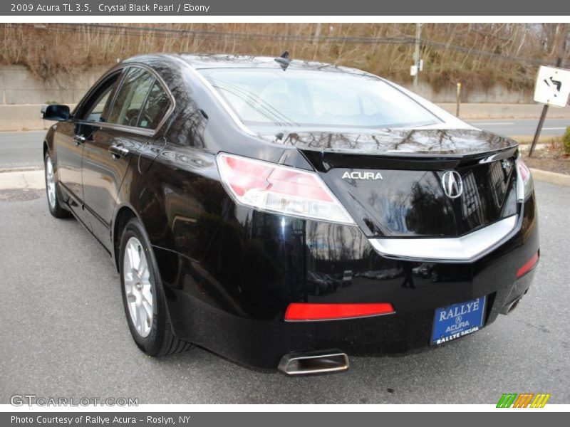 Crystal Black Pearl / Ebony 2009 Acura TL 3.5